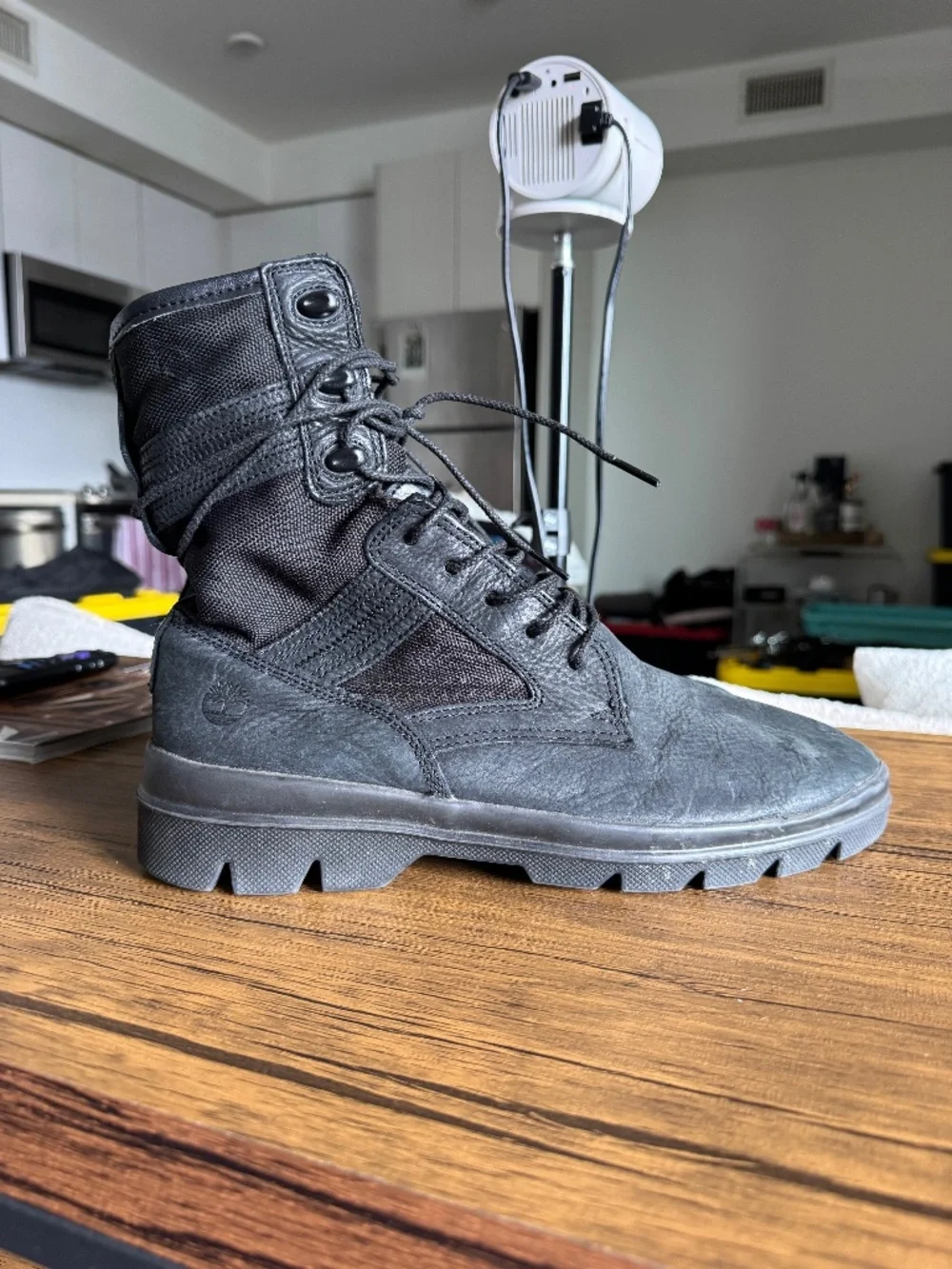 Timberland Tactical Leather Water Resistant Military Boots